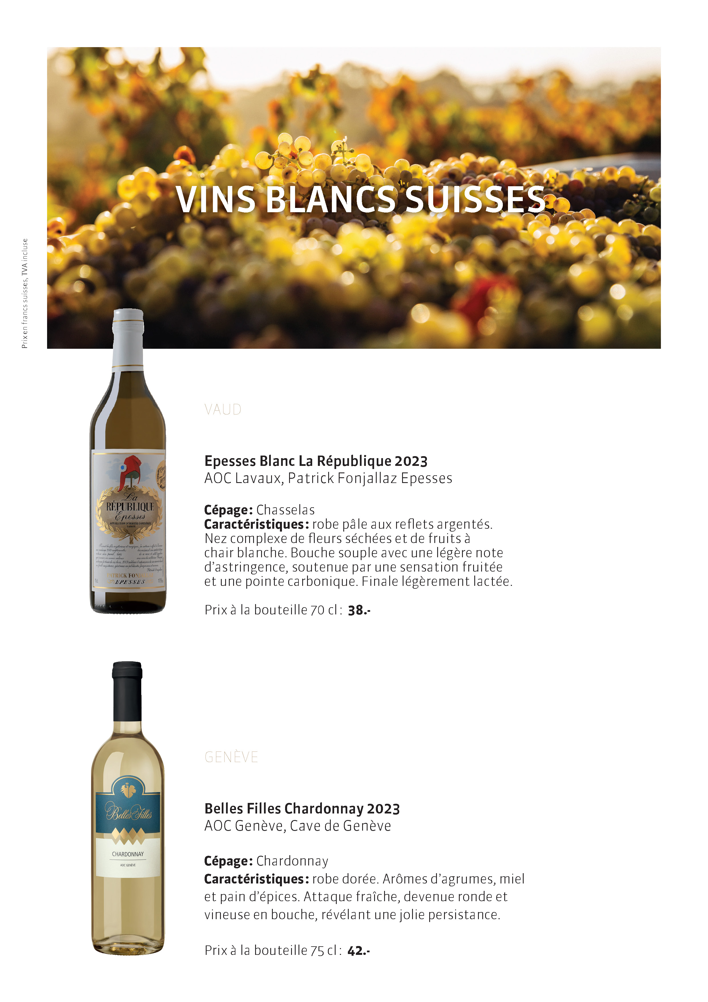 Les Vins Blancs